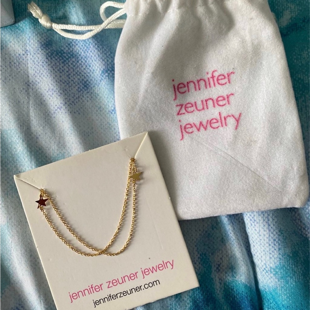 Jennifer Zeuner Star Double Necklace NEW